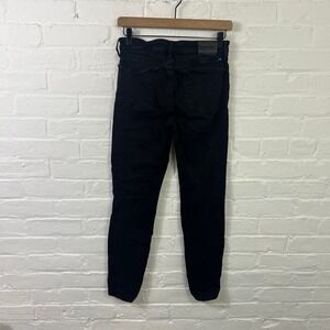Lucky Brand Women's High Rise Straight Leg Casual Pant Solid Black Size 4/27